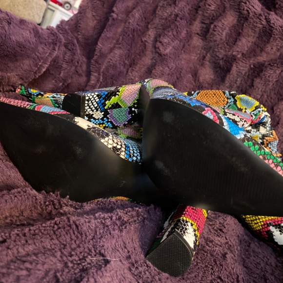 Euyzou Snake skin look Boots size 38 - Picture 5 of 6